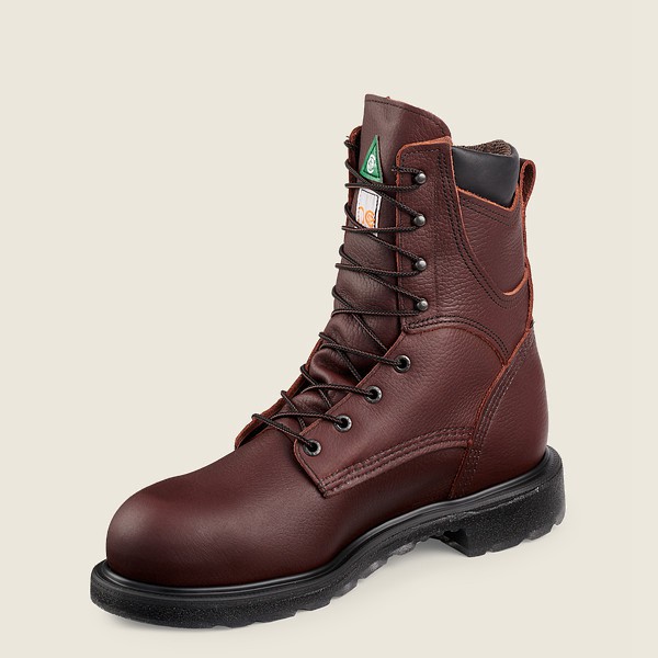 Botas de Seguridad Red Wing Hombre Vino - Supersole® 2.0 - 8-Inch Waterproof Csa Toe - 496-DYLKMV